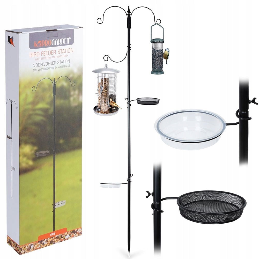 Garden HANGER Stand for Feeders Houses Booths Drinker Bird Bowl
