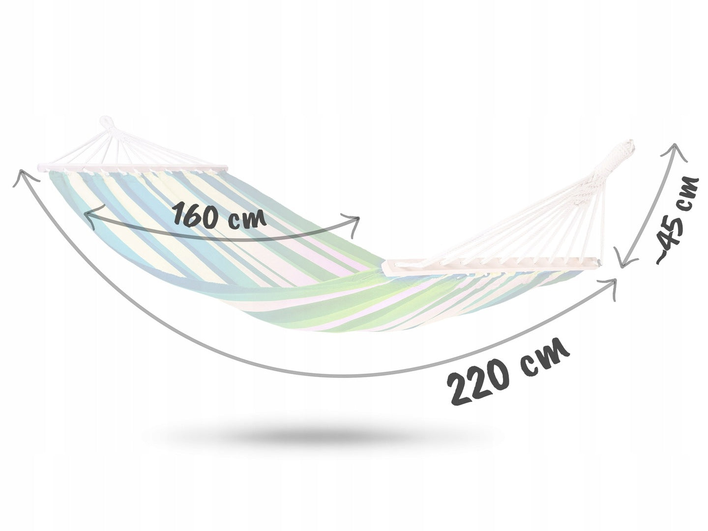 Garden Hammock XXL 220 x160 2 - person ZIDER Manufacturer code HZIDER04