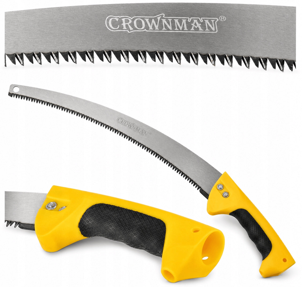Garden Hand Saw for Branch 330mm Steel 65Mn TPR Handle CM-0582430