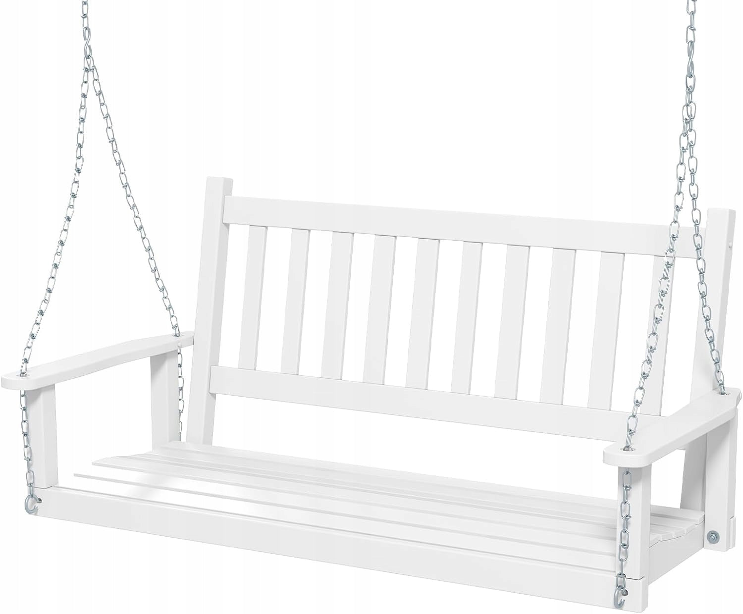 Garden Hanging Bench Wooden Swing up to 230kg