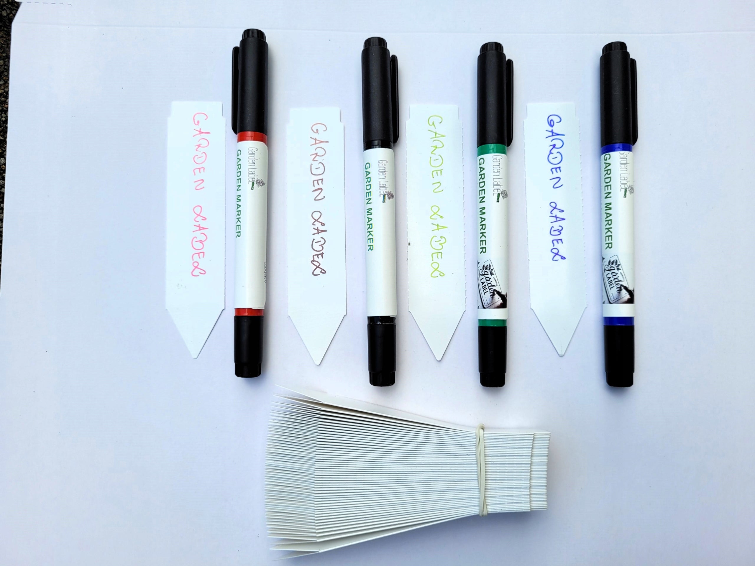 Garden Labels Pluggable Writing Arrows WHITE 105x23,5mm 100 Pieces Kind other