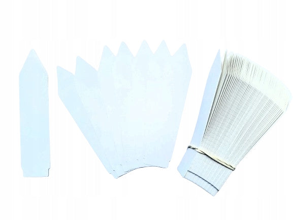 Garden Labels Pluggable Writing Arrows WHITE 105x23,5mm 100 Pieces