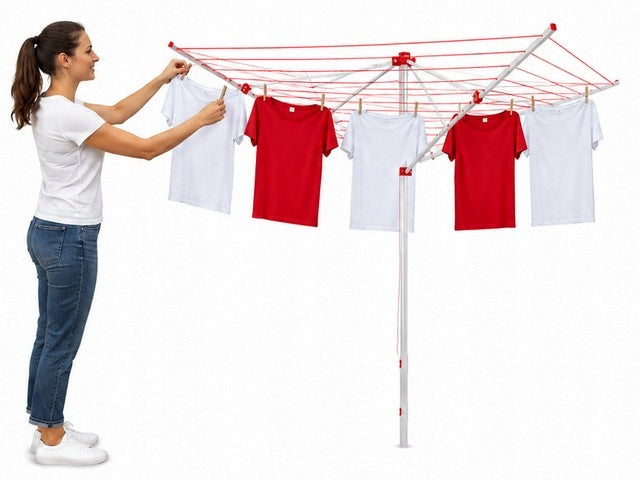 Garden Laundry Dryer Red Metal Garden Fittings