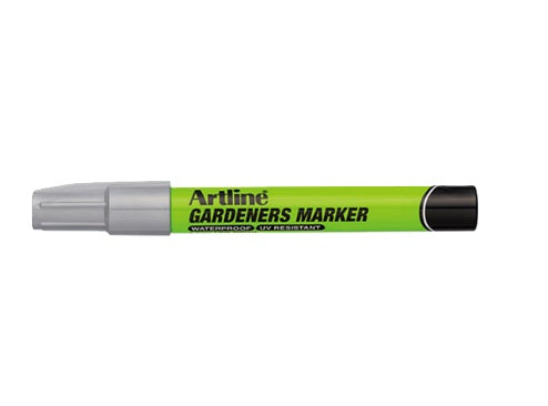 Garden Marker, White, (Mazak, Pen) Waterproof, UV, Garden, Resistant Packaging status original