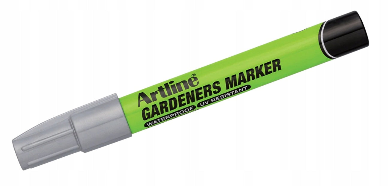 Garden Marker, White, (Mazak, Pen) Waterproof, UV, Garden, Resistant
