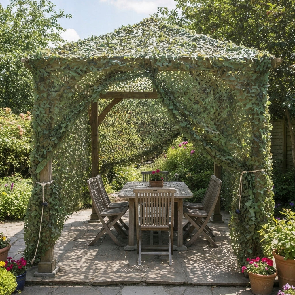 Garden Masking Mesh 2x3m Camouflage Shading Cover WooDland 6m2 Shape rectangular
