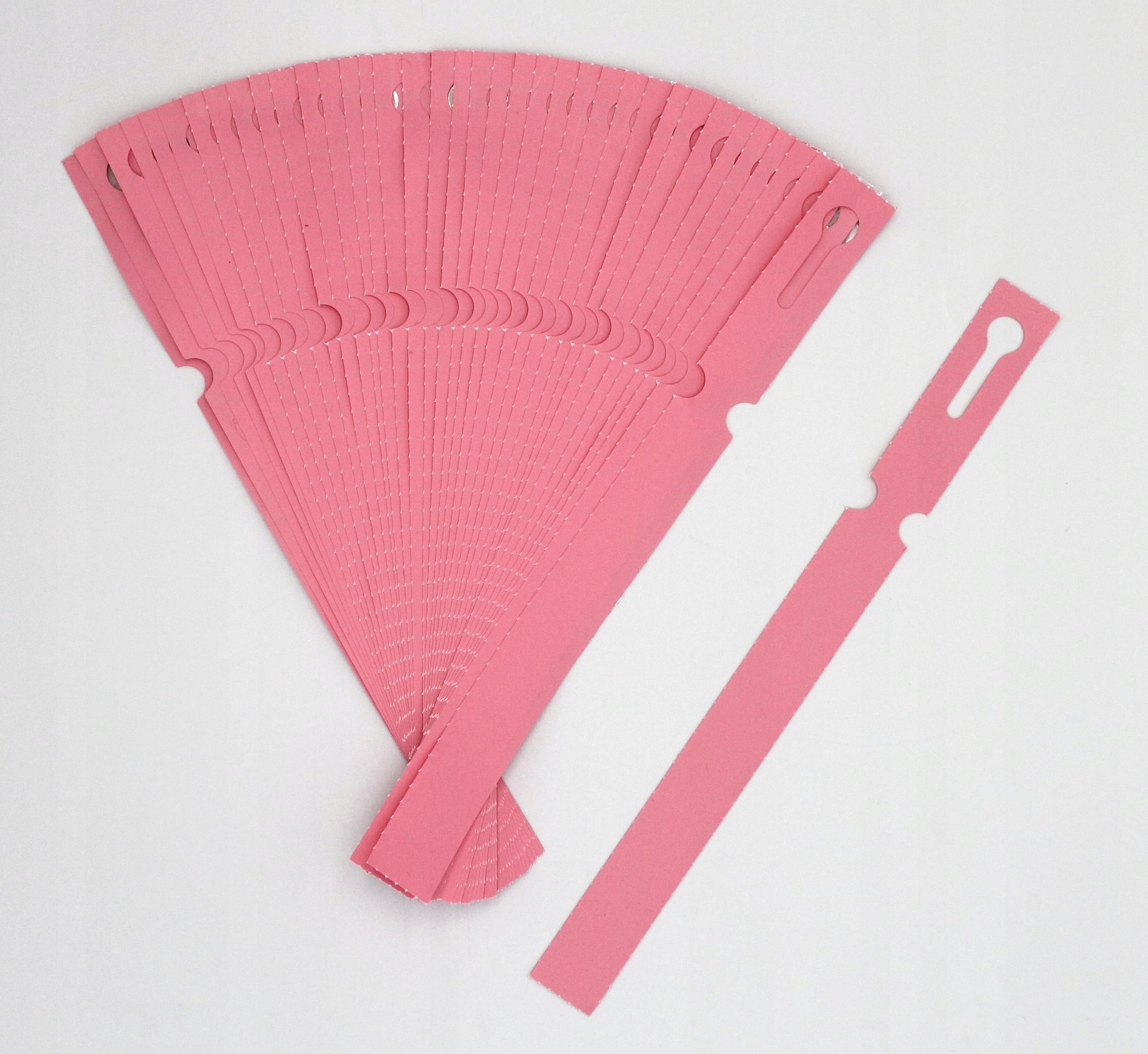 Garden/Orchard Loop Labels PINK 200x17mm(17x200) 100pcs Brand Garden Label
