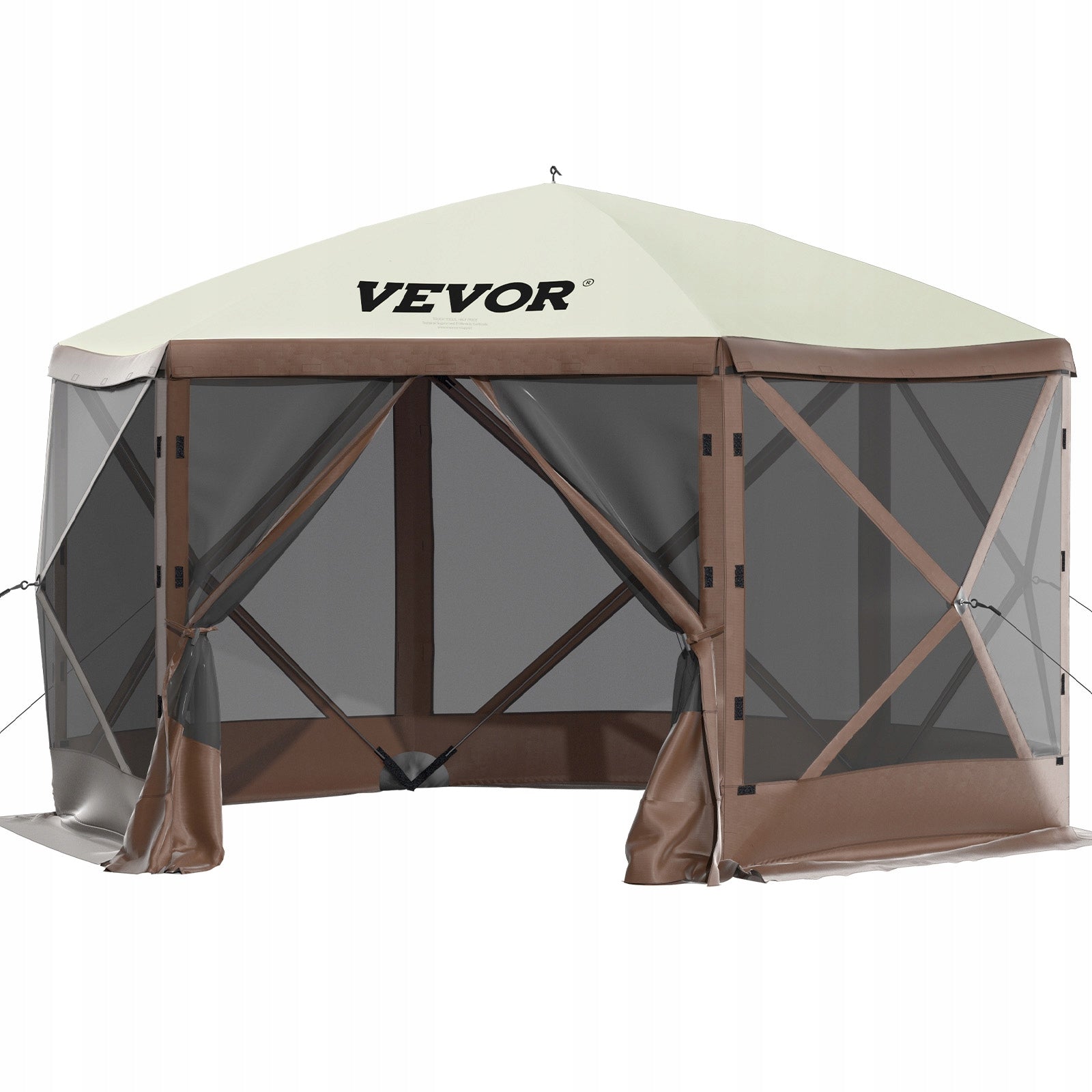 Garden Pavilion 3,05x3,05M 6-Sided 8 People With Portable Carrying Bag Width 1.8 m