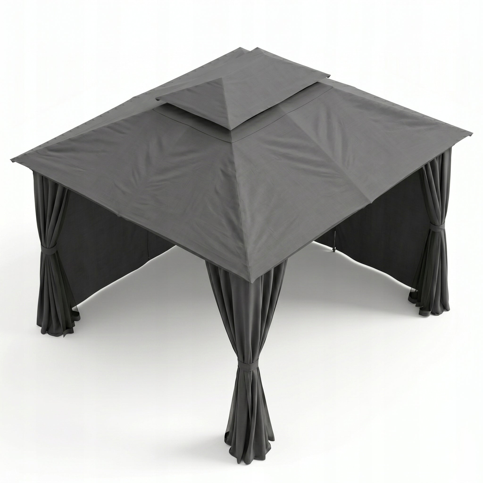 Garden Pavilion 3x4m Terrace TENT with CURTAINS and MOSQUITO NETS Gazebo Type pavilion