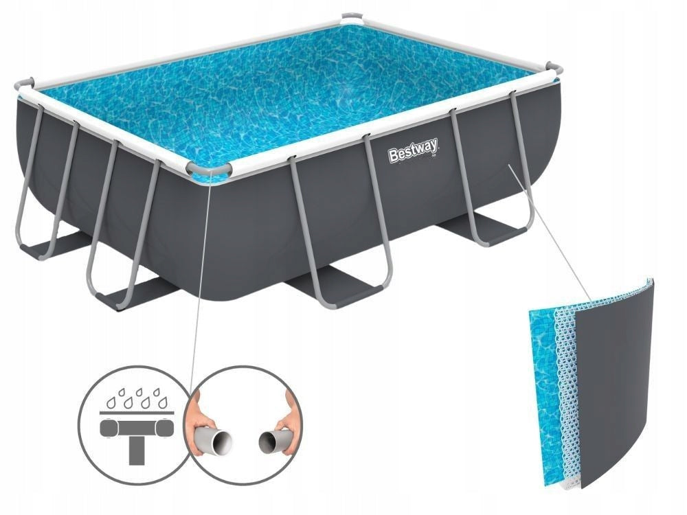 Garden Pool 282x196x84 Framed with Pump Bestway 56629 MODEL 2026 Series 56629