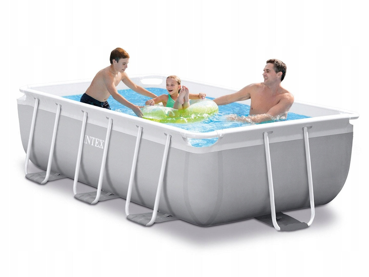 Garden Pool Framed 300 X 175 X 80 Cm 18in1 Intex 26784 + Machine For Ba Manufacturer code 26784-M