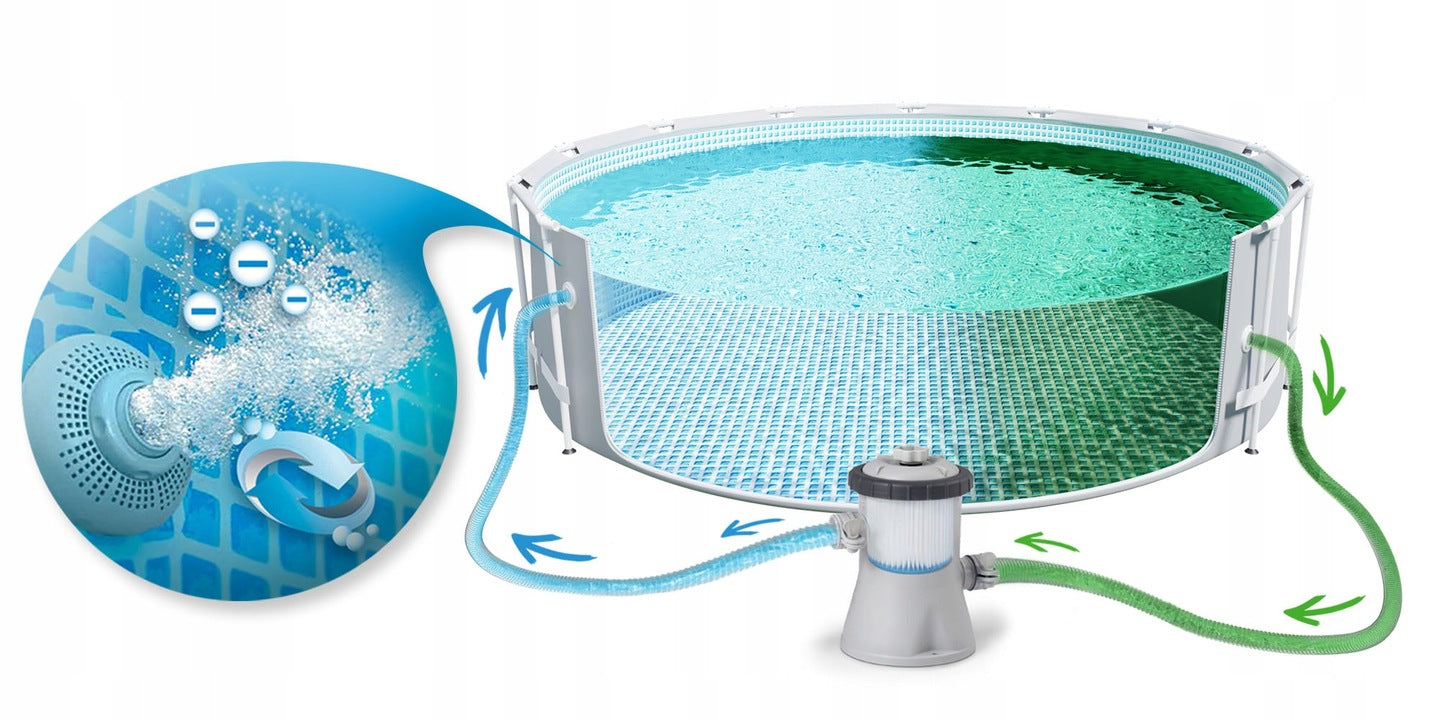 Garden Pool Framed INTEX 305x76cm set with filter pump Series PREMIUM POOLS