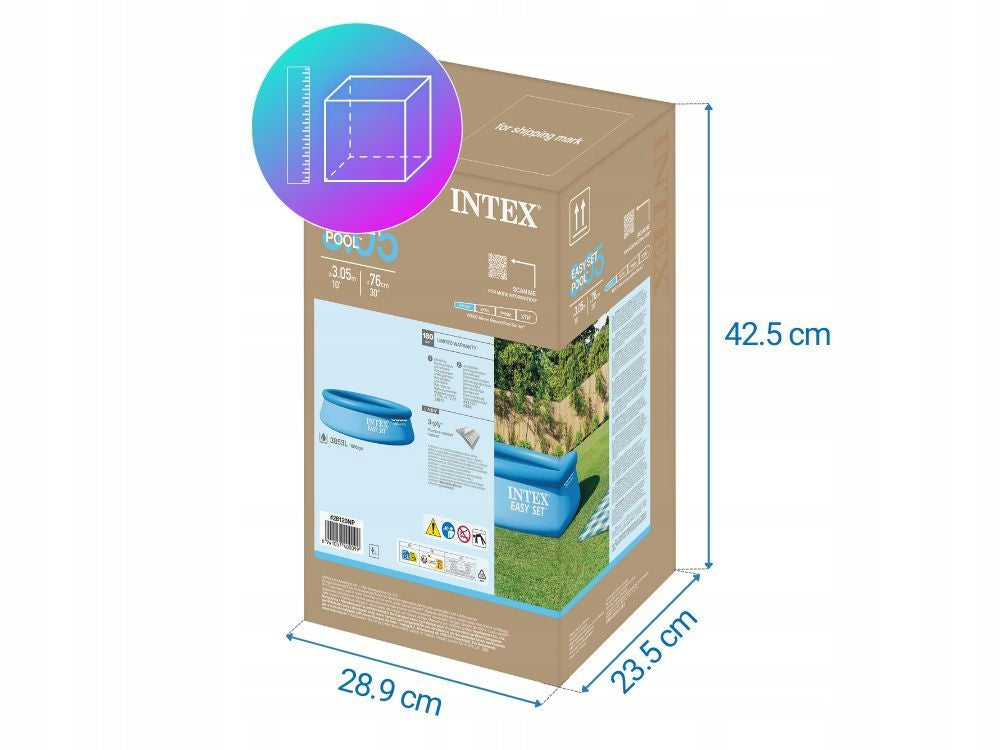 Garden Pool Round Expansion 305x76 Intex 28120 MODEL 2026 Series 128120NP