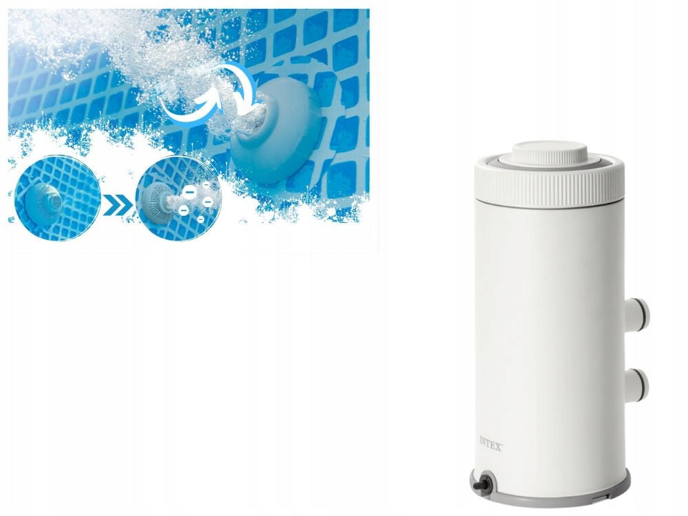 Garden Pool Round Expansion with Pump 396x84 Intex 28142 MODEL 2026 Volume 7290 l