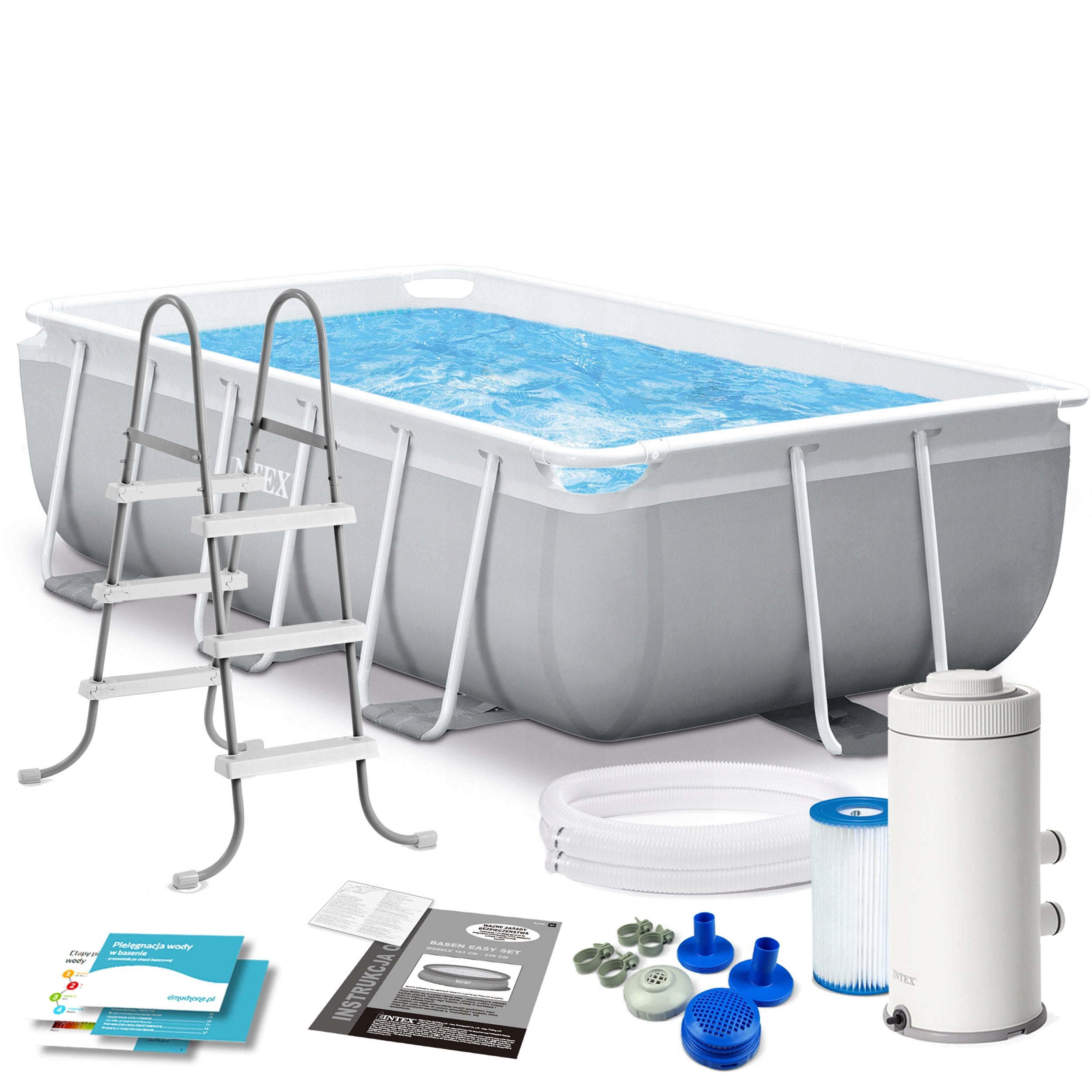 Garden Rack Pool 300x175 INTEX Set of 10in1