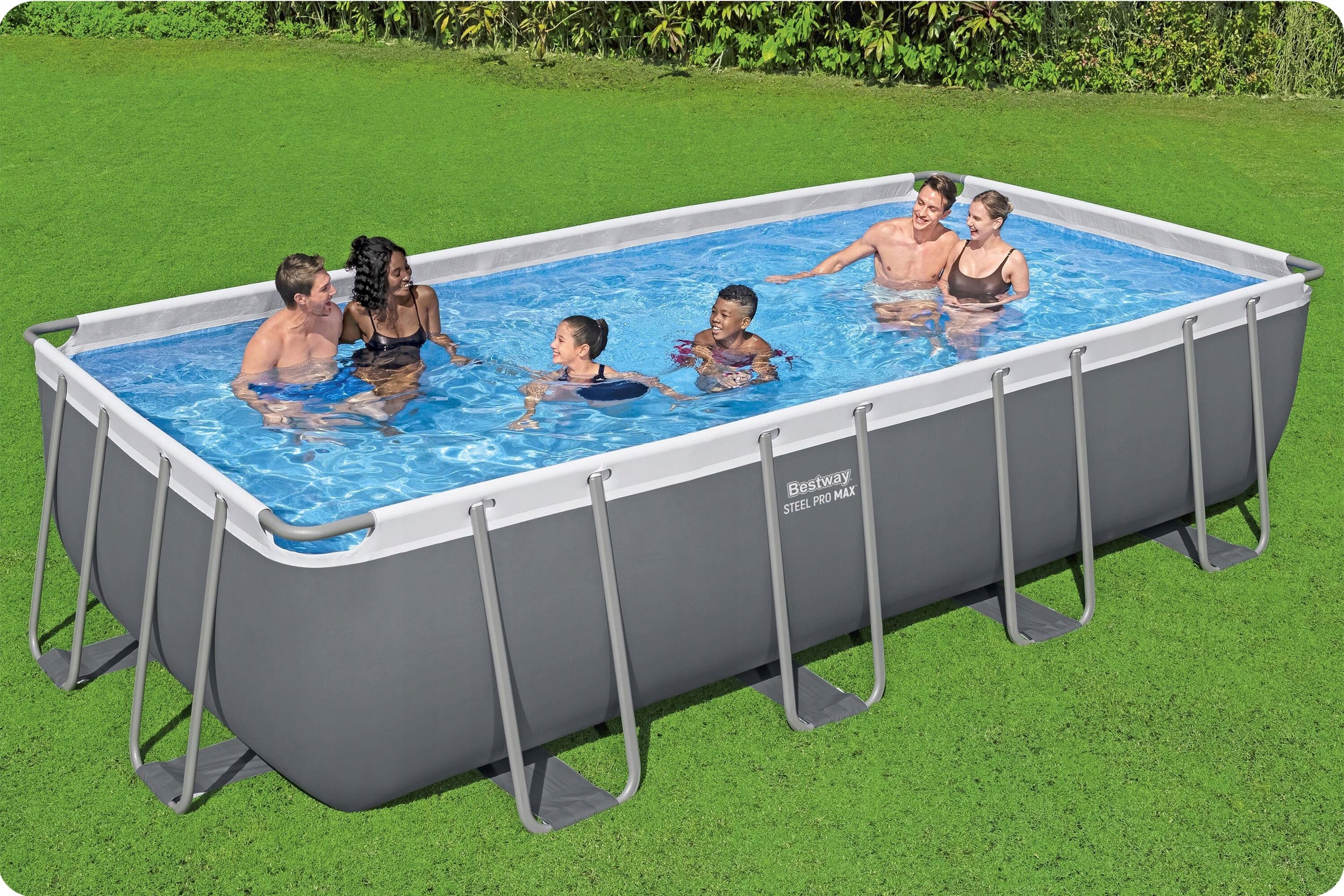 Garden Rack Pool 549x274x122cm Bestway 11in1 Set Brand Bestway