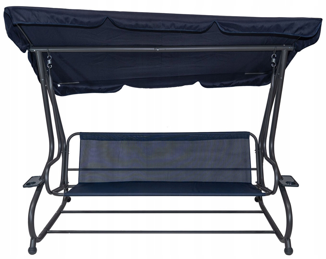 Garden SWING XXL Couch with Adjustable Canopy + Cushions Line Ramiz