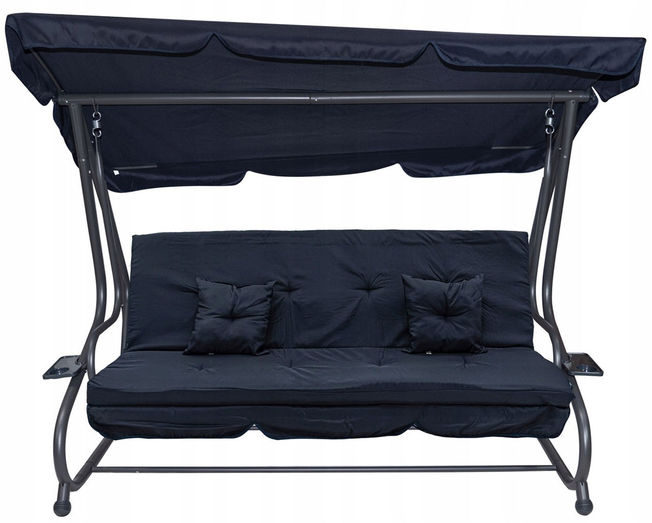 Garden SWING XXL Couch with Adjustable Canopy + Cushions Seat length 185 cm