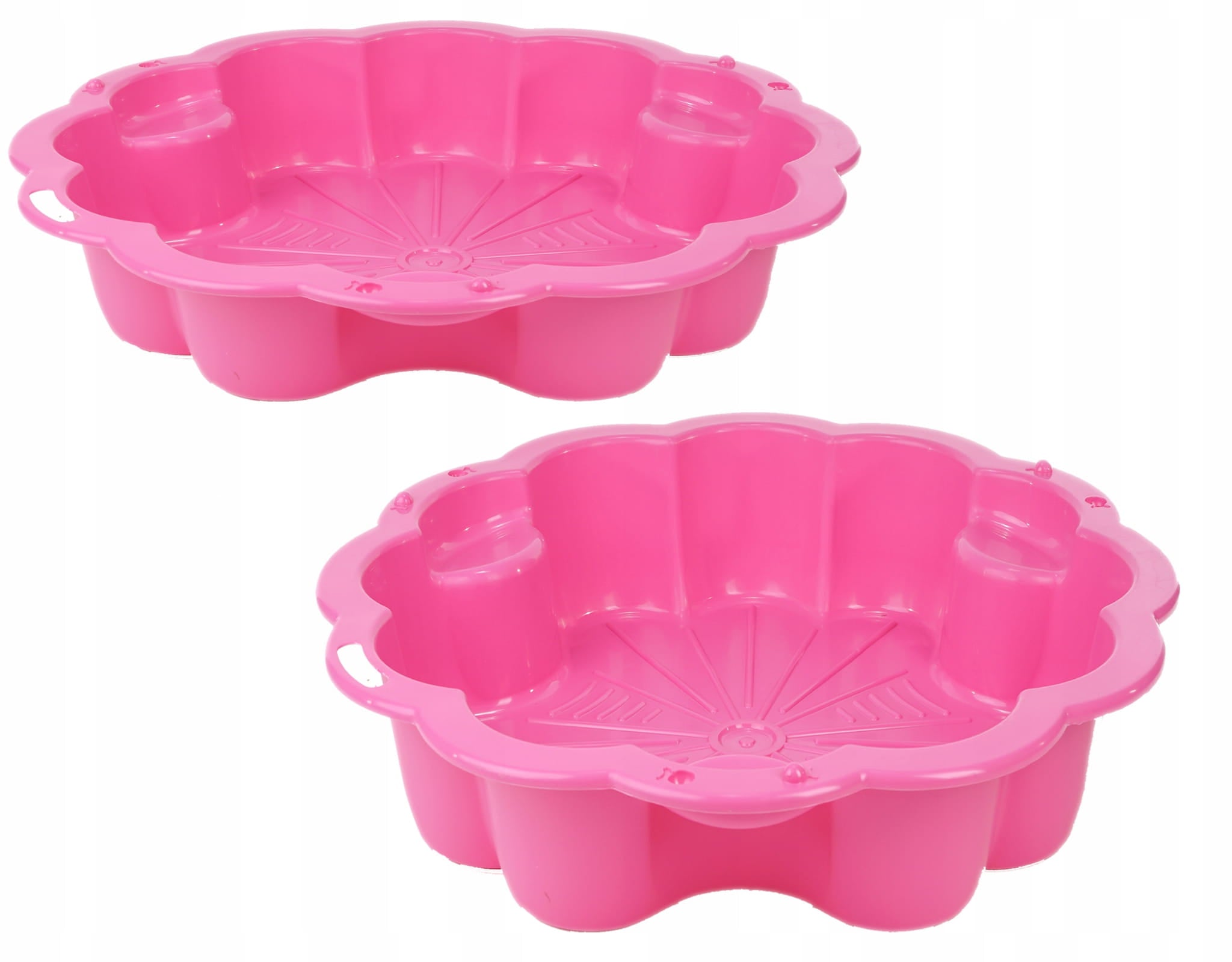 Garden Sandbox 2in1 Daisy with Closure 214x107cm roses POOL Kind plastic
