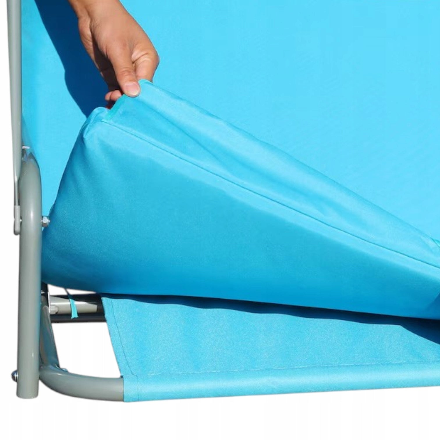 Garden Star 3 Seater Swing with Tables 170x110x153 Blue HD-11174 Packaging status original