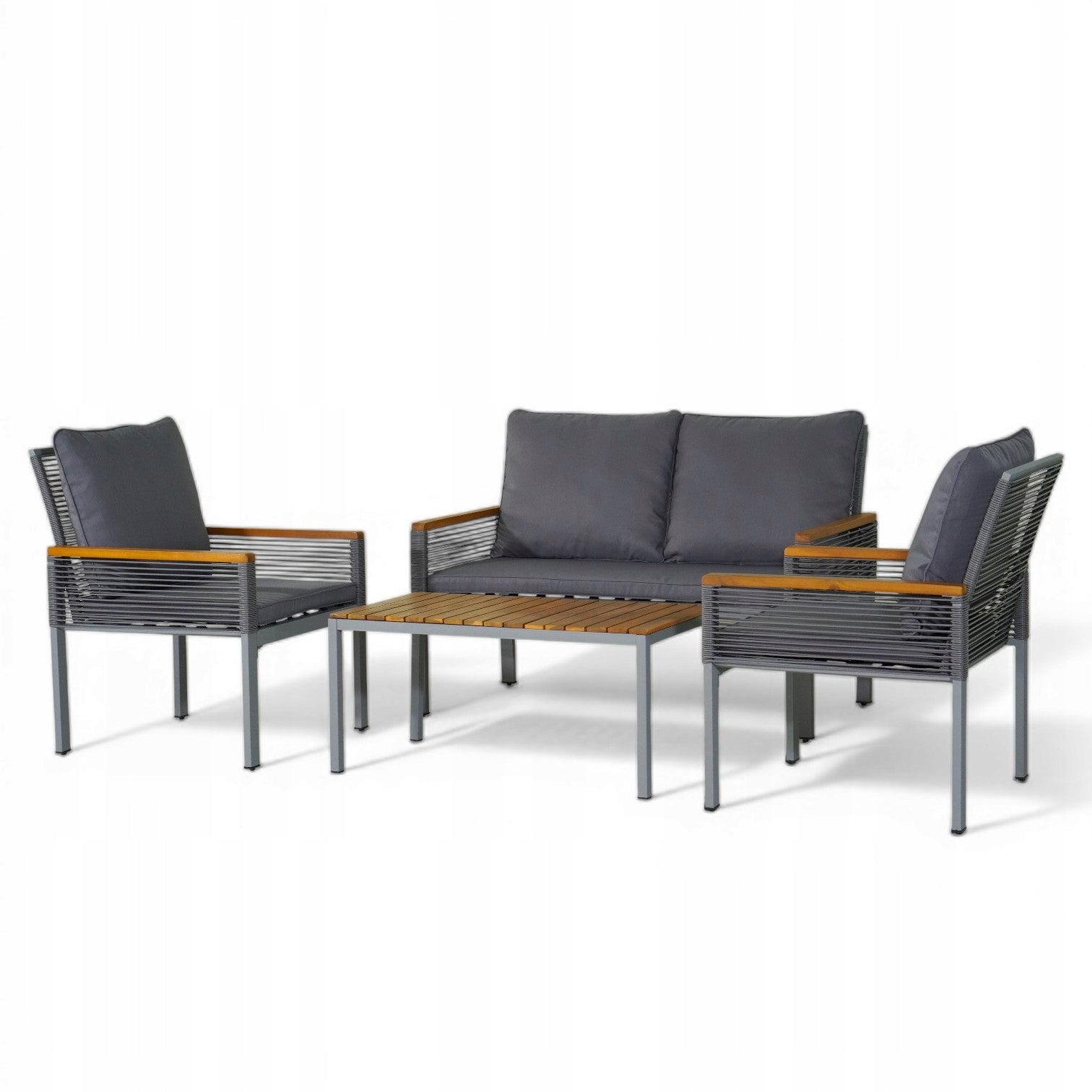 Garden Star CRIS Set - 2 Armchairs, Sofa, and Table HD-10353 Manufacturer code HD-10353