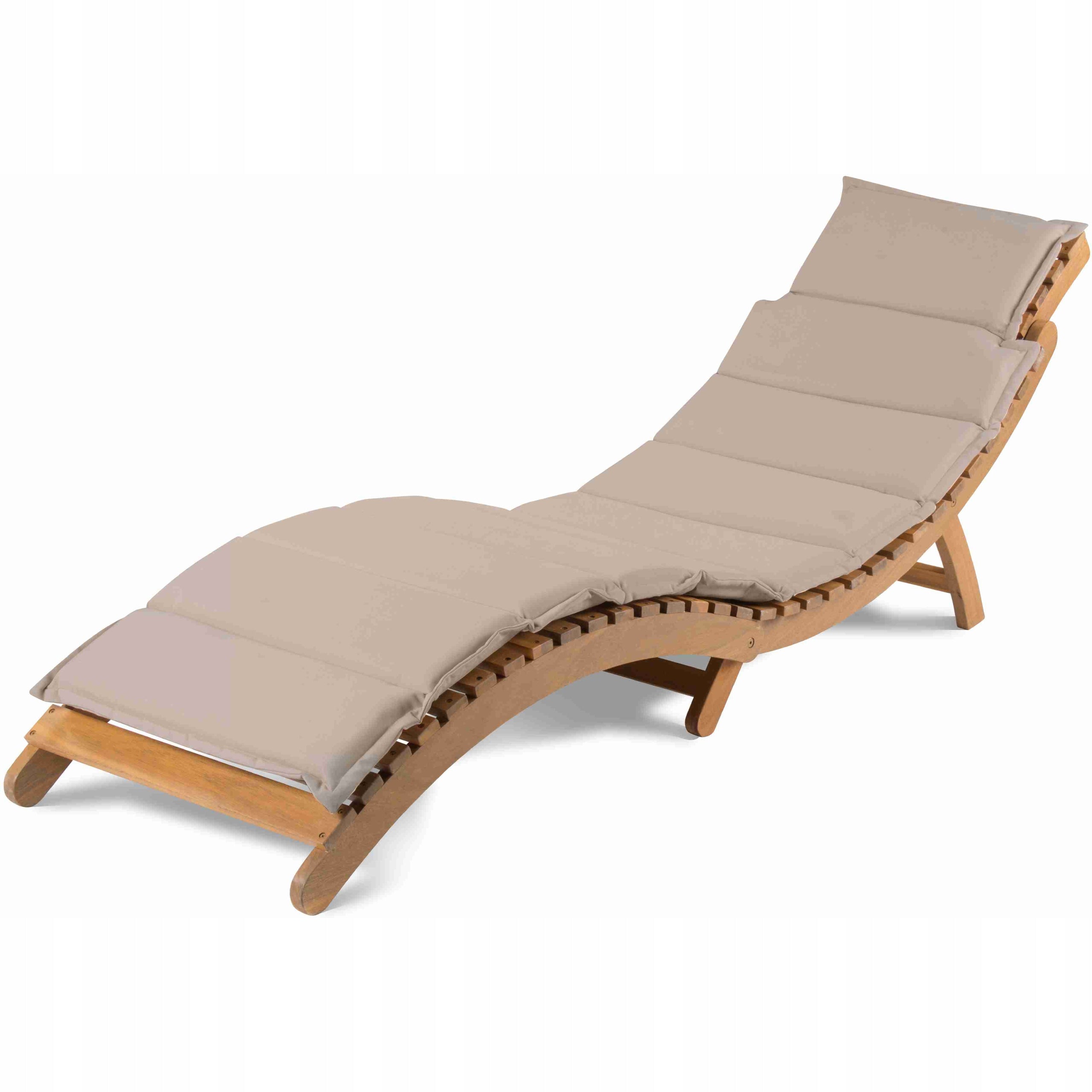 Garden Sun Lounger Wooden Acacia Fieldmann FDZN 4009-T Maximum load 110 kg