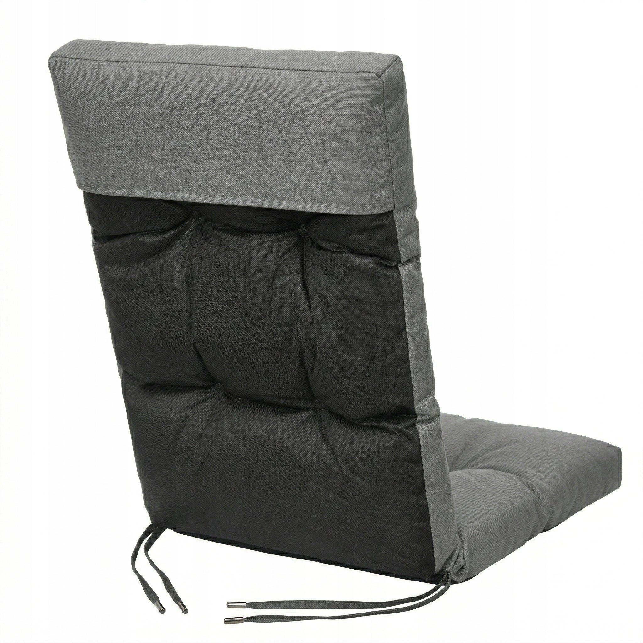 Garden Sun Lounger with Cushion Chair Couch for Garden Adjustable Backrest Model Leżak Ogrodowy Glaxy Light z Poduszką Ogrodową