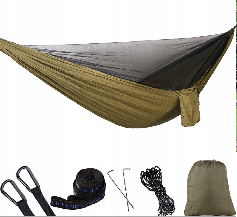 Garden Survival Hammock with Olive Mosquito Net Included Cover and Links Manufacturer R70