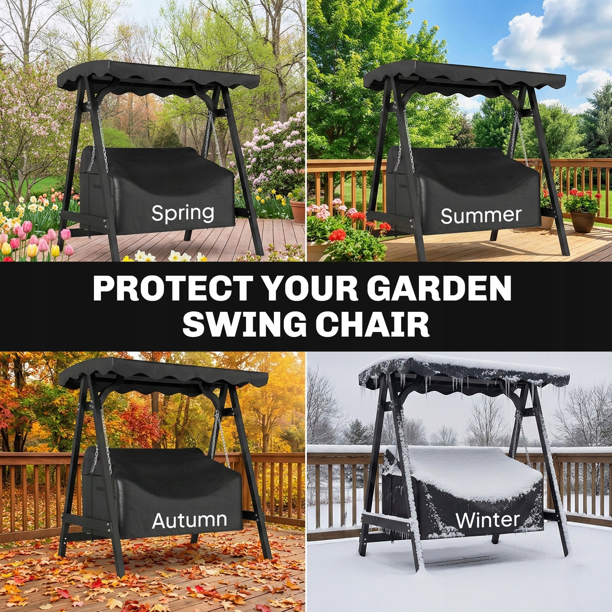 Garden Swing Cover Outsunny 2-Person, Waterproof Manufacturer Outsunny