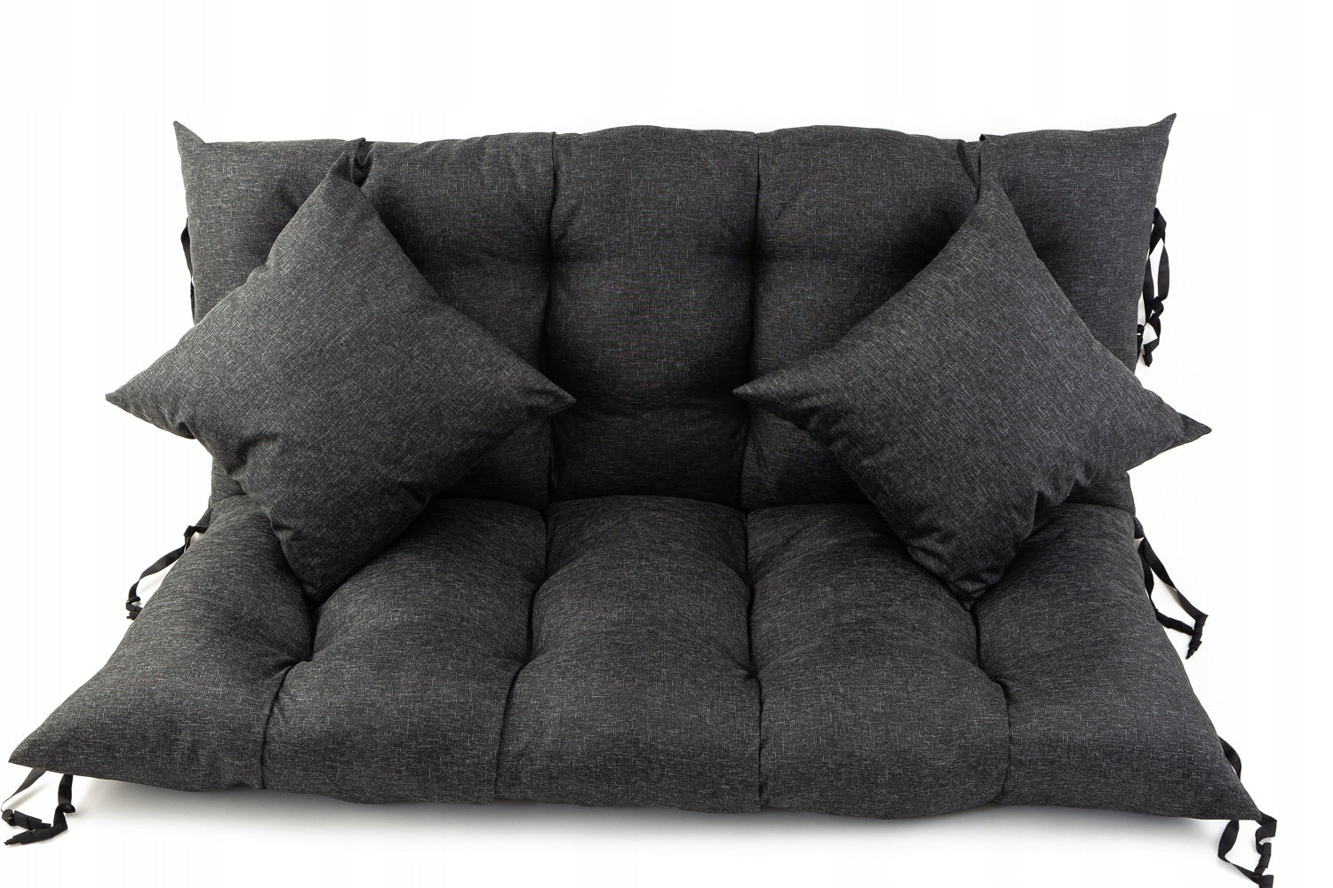 Garden Swing Cushion Bench 180x55x55 Black Linen Manufacturer code 508150597