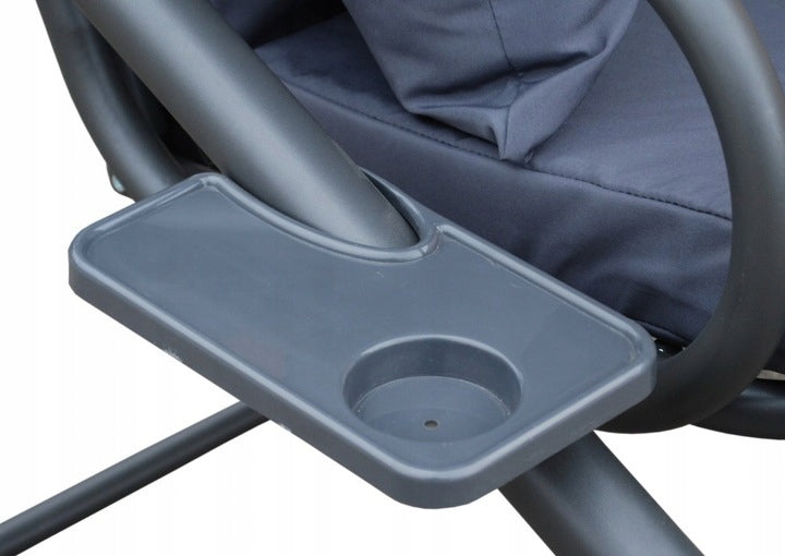 Garden Swing Extendable up to 300kg Adjustable Canopy 8011 Seat length 185 cm