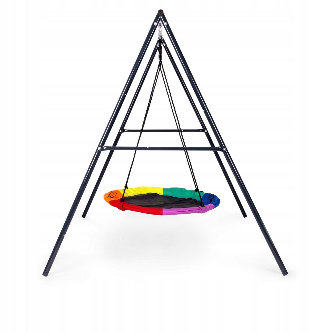 Garden Swing For Children Storks Nest 100 cm Steel Frame Kind freestanding