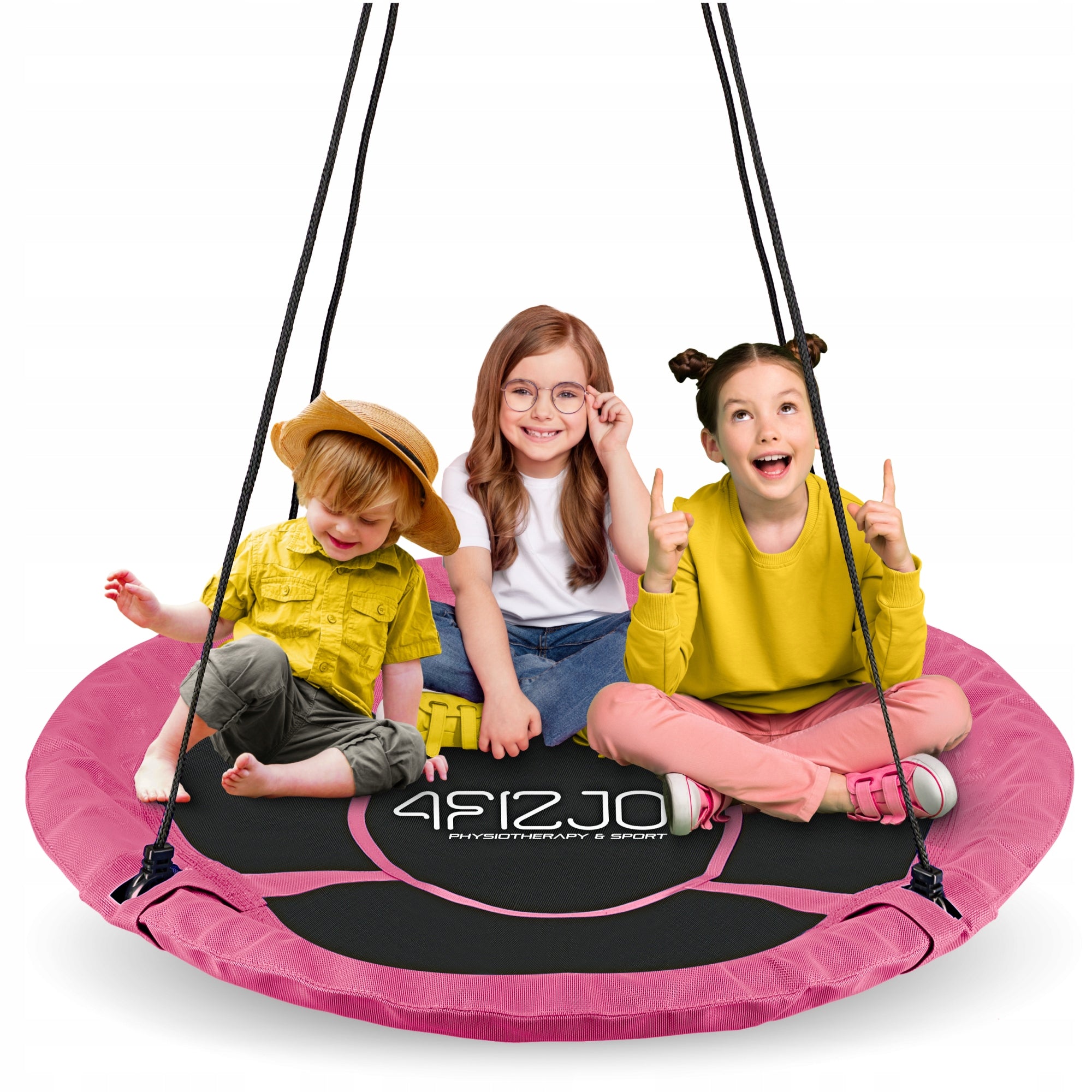 Garden Swing Stork Nest 120cm XXL For Children On Terrace For Home