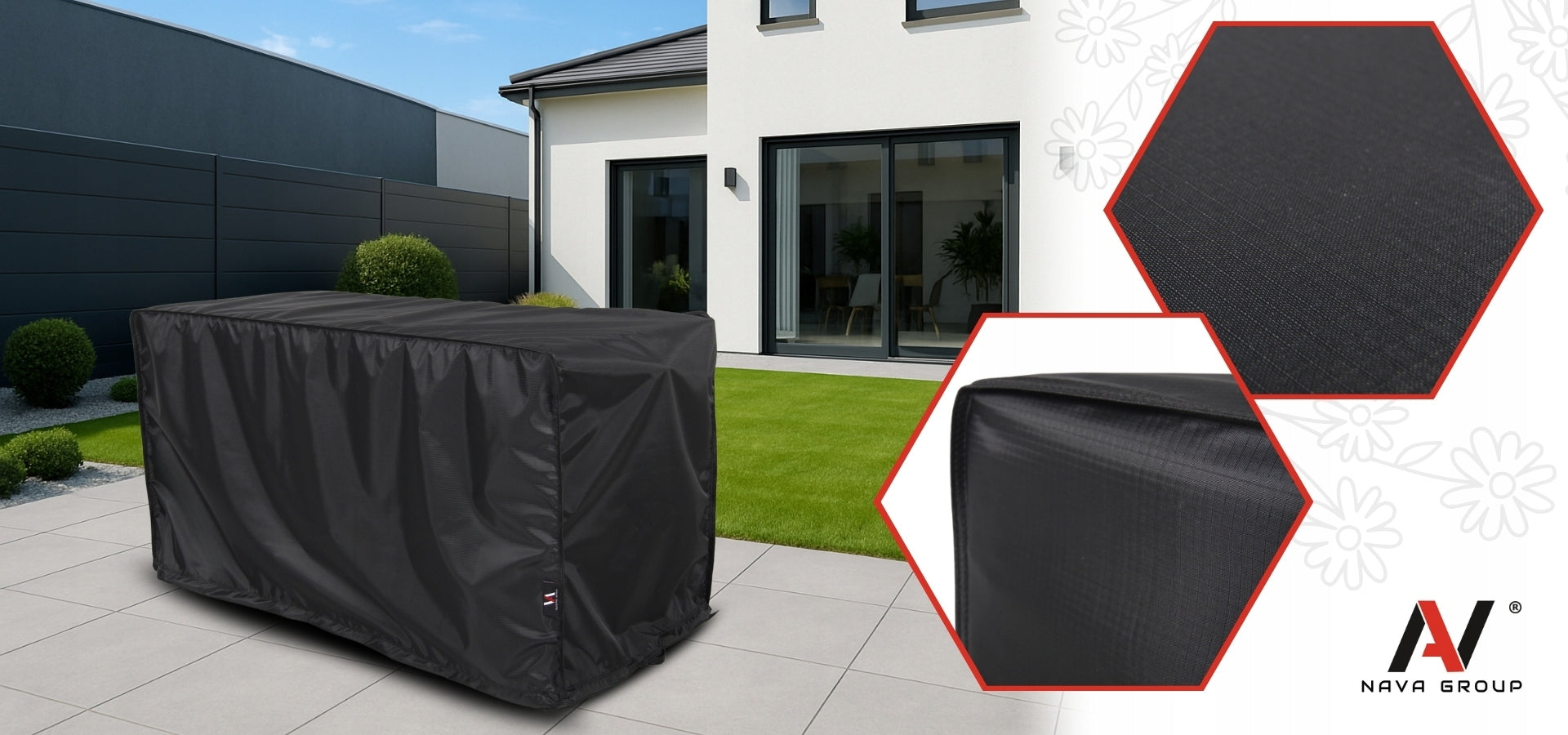 Garden Table Cover Box Waterproof to Dimension up to 150cm Strong EAN (GTIN) 5907541362022