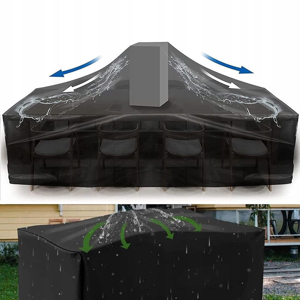 Garden Table Cover, Protective Cover, Waterproof Set Manufacturer no brand
