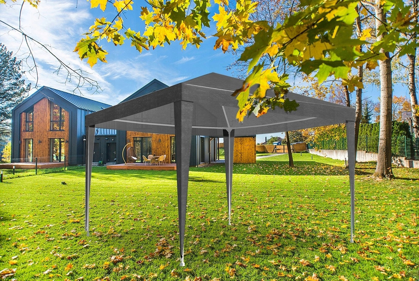 Garden Tent Pavilion 3x3m with 4 Walls – Gazebo For Terrace Events Manufacturer Gotel
