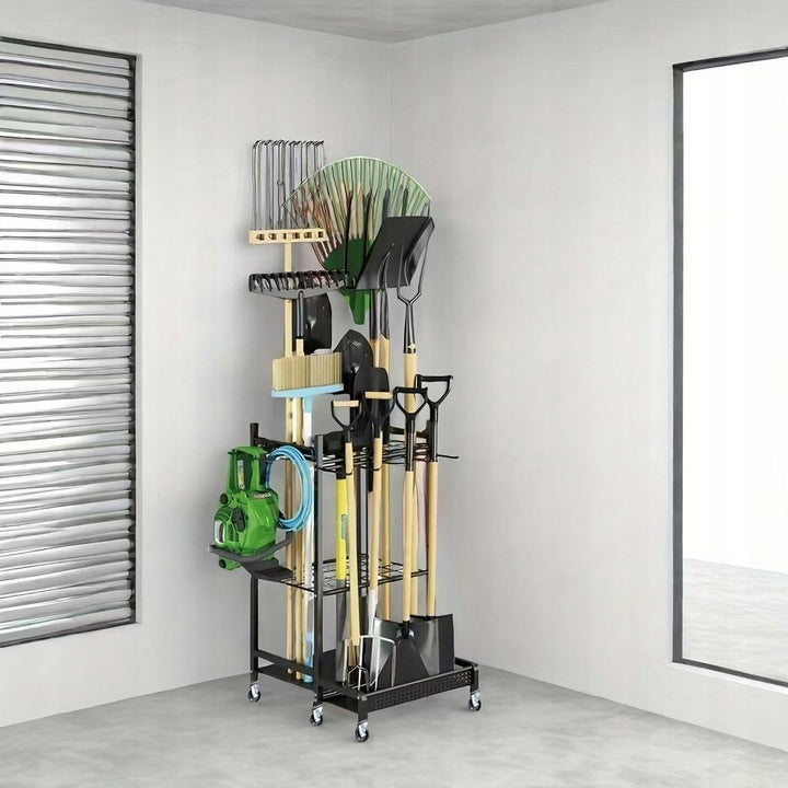 Garden Tool Rack Garage Organizer 35 Seats Hook Carbon Steel Manufacturer code stojak narzędziowy do garażu