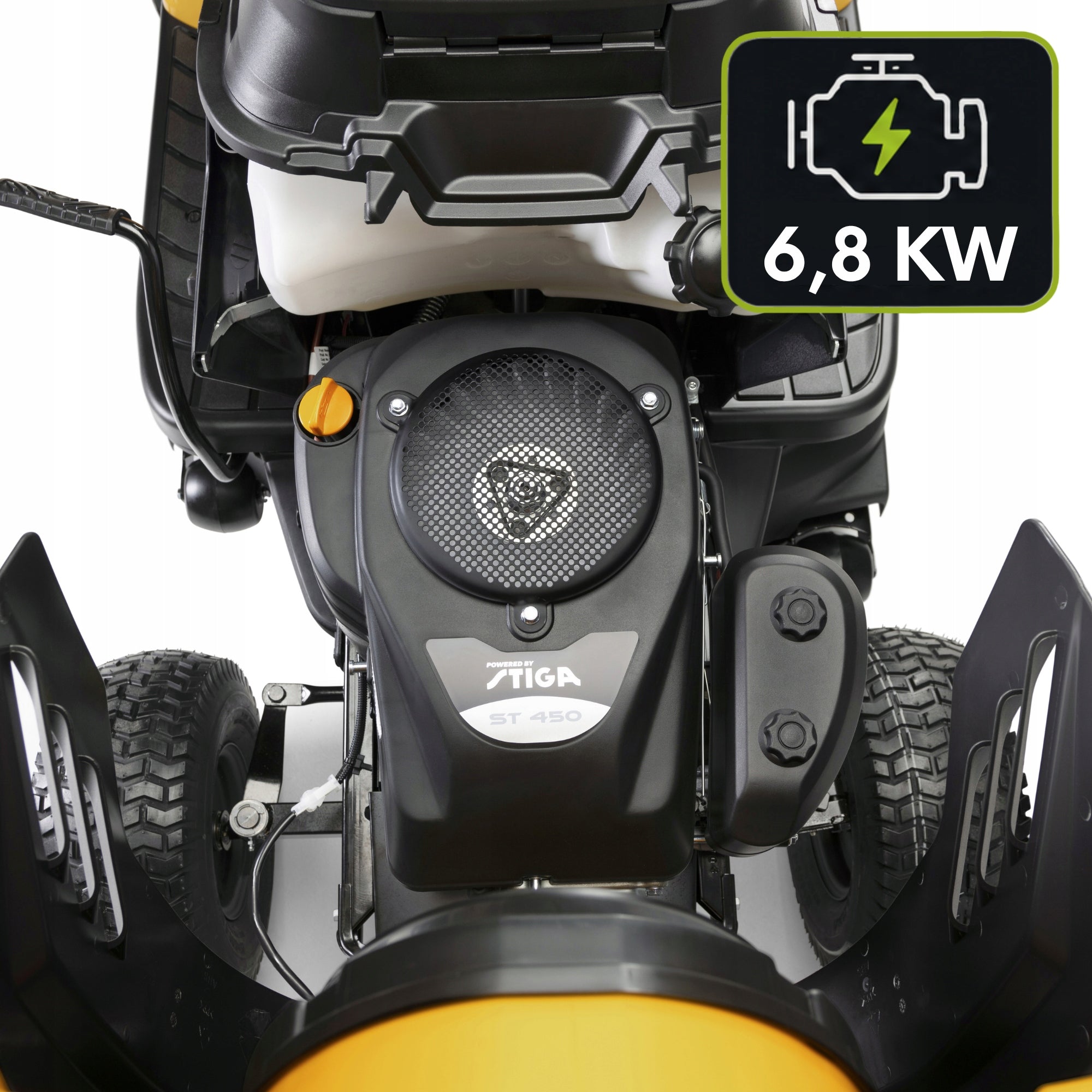 Garden Tractor with Basket 240L STIGA ESTATE384 MULCHING AUTOMATIC 432cm³ Packaging status original
