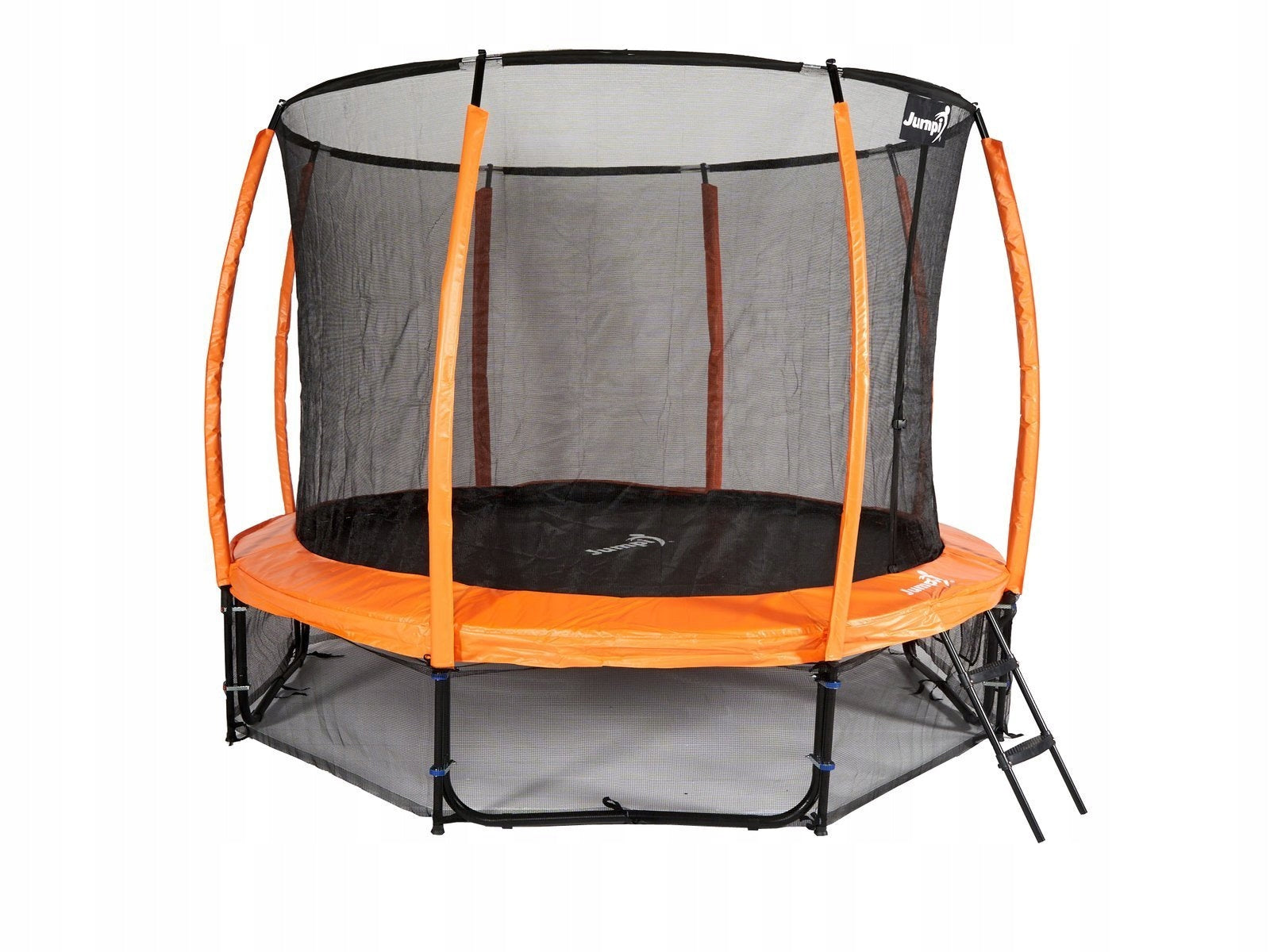 Garden Trampoline 374cm/12FT Maxy Comfort Plus Orange With Mesh Brand Jumpi