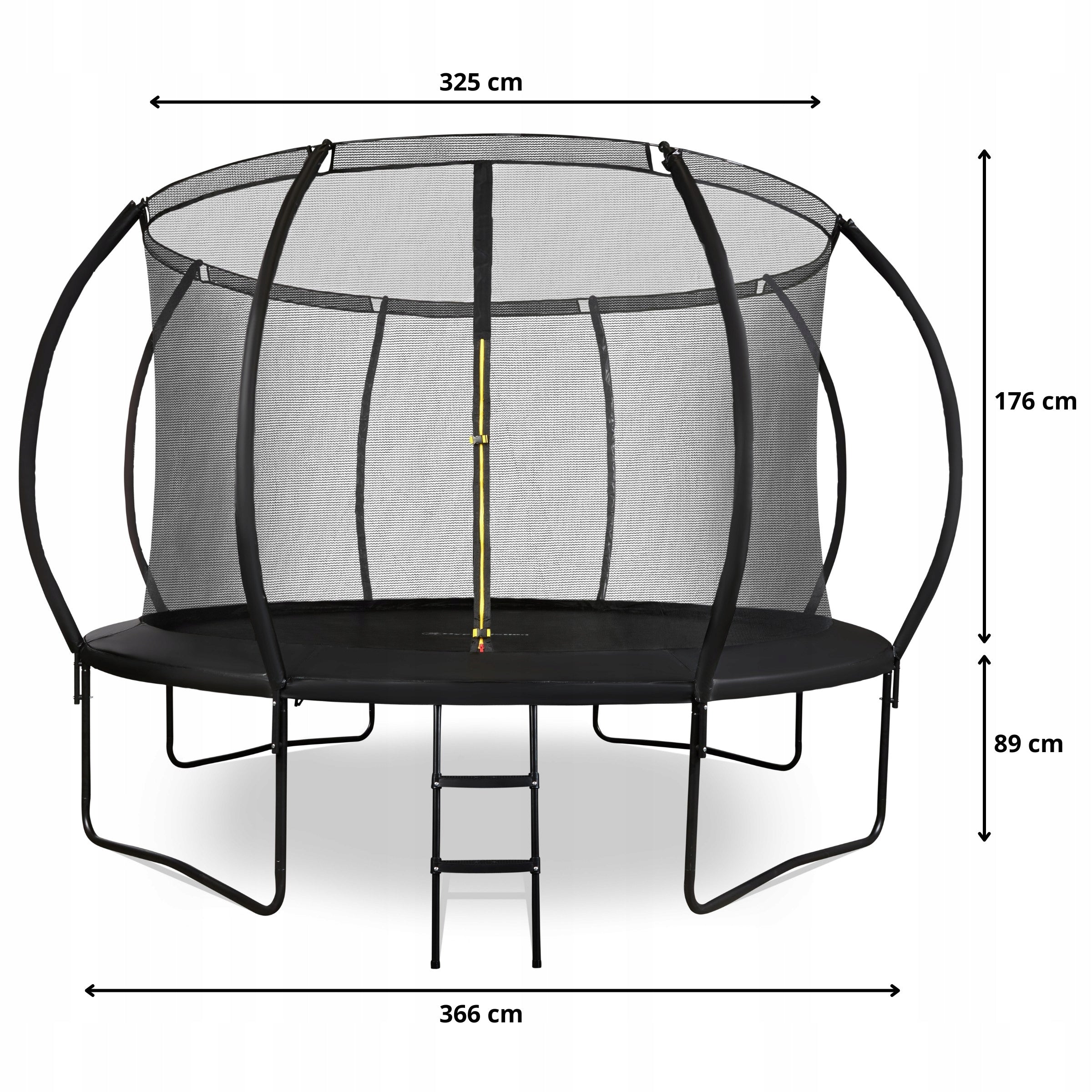 Garden Trampoline HyperMotion For Adult Children Large 366cm 150kg 12FT Brand HyperMotion