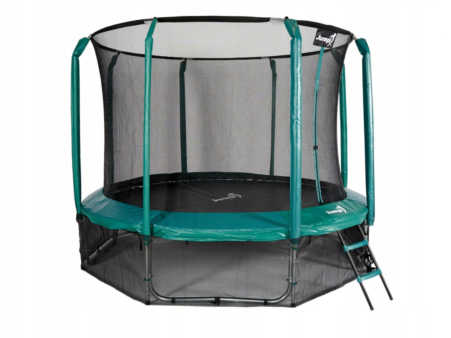 Garden Trampoline Jumpi 312cm/10FT Maxy Comfort Green With Indoor Mesh Packaging status original