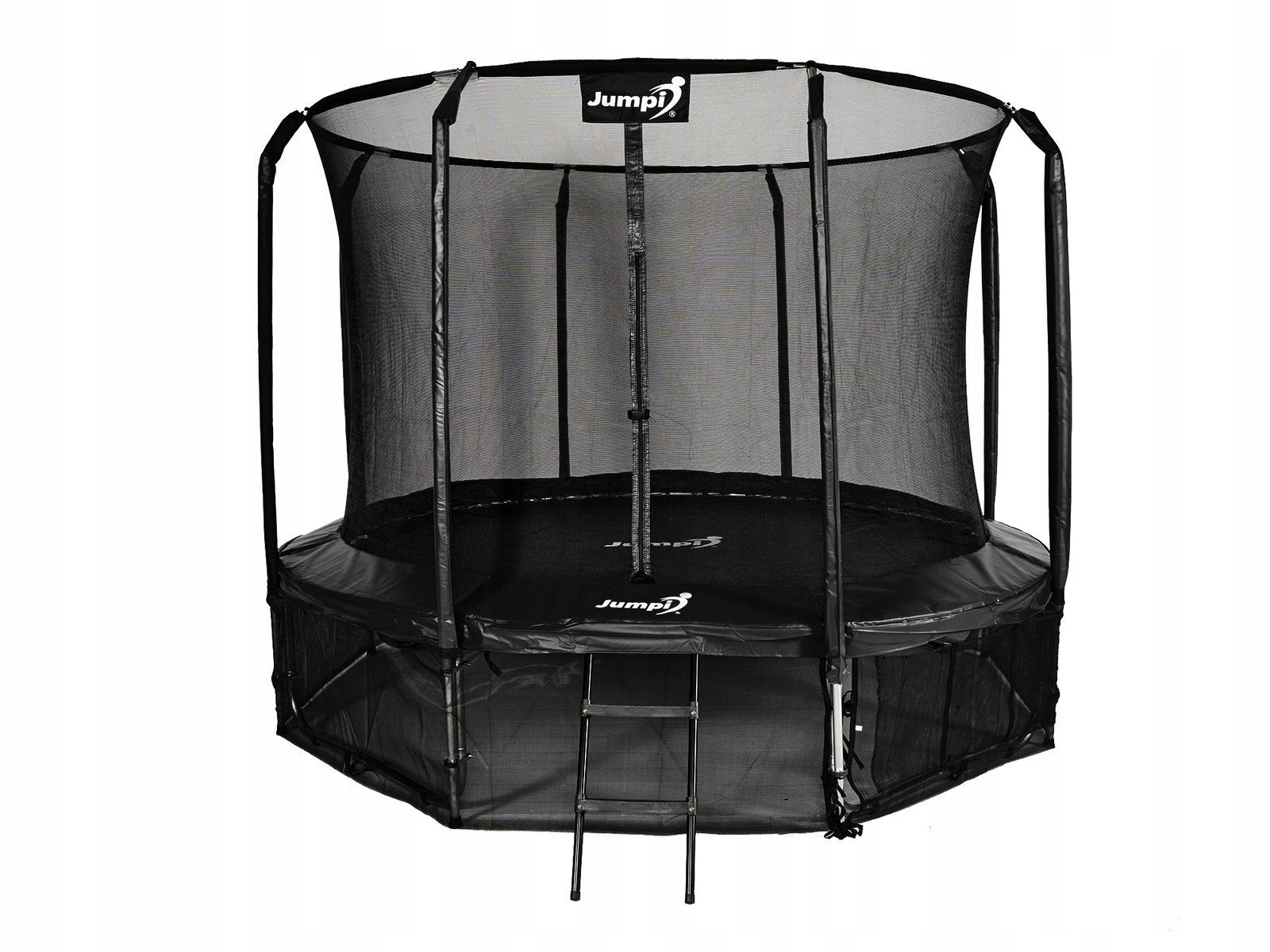 Garden Trampoline Jumpi 374cm/12FT Maxy Comfort Black With Inner Mesh
