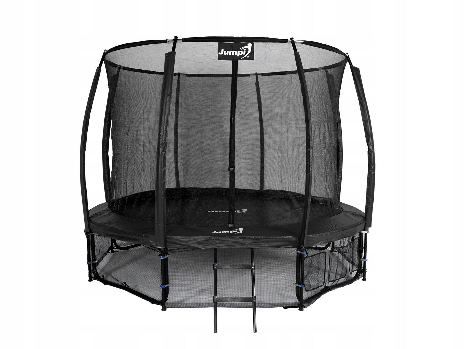 Garden Trampoline Jumpi 374cm/12FT Maxy Comfort Plus Black with Mesh