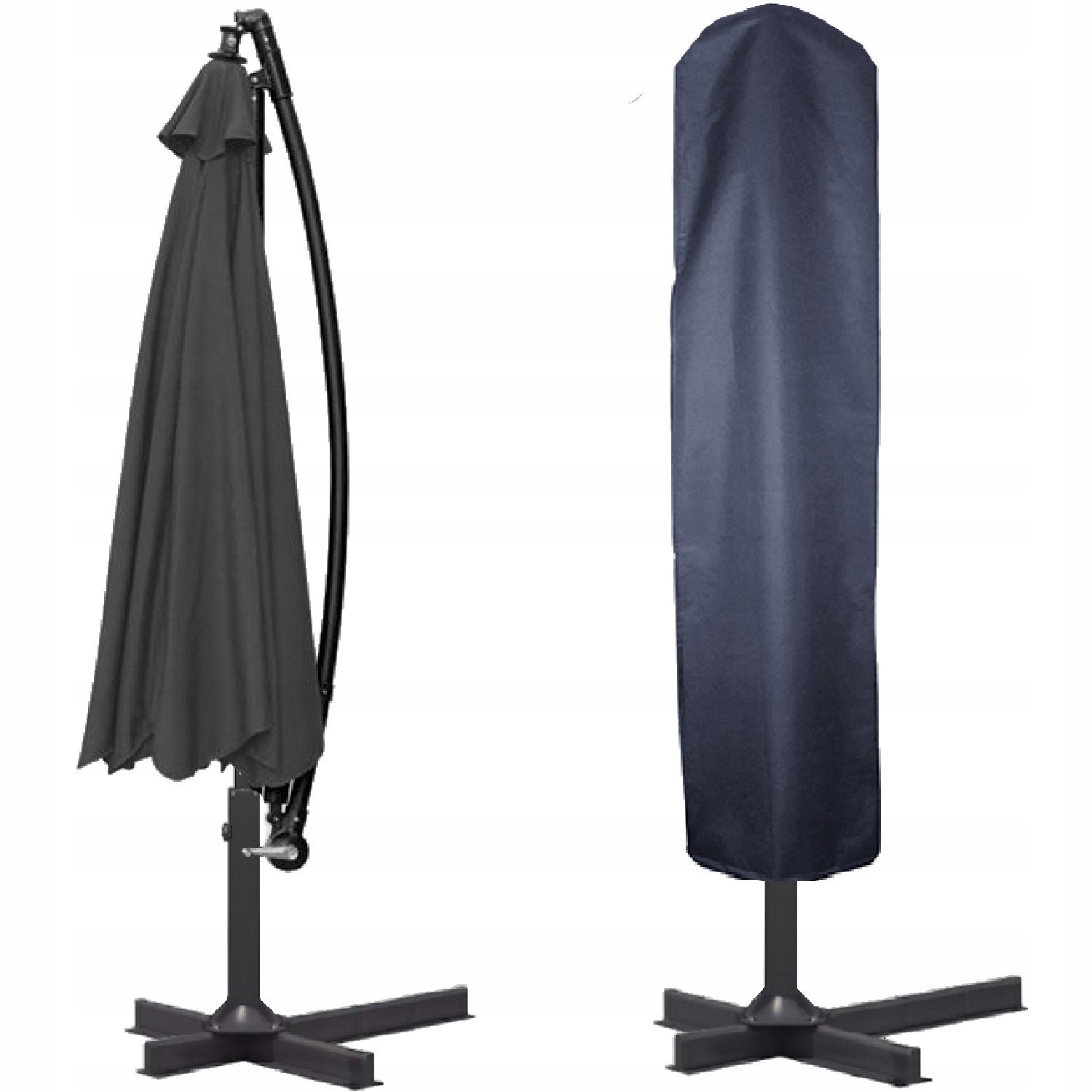 Garden UMBRELLA LARGE FOLDING SOLID WITH BOOM AND FRILL Product weight with unit packaging 15 kg