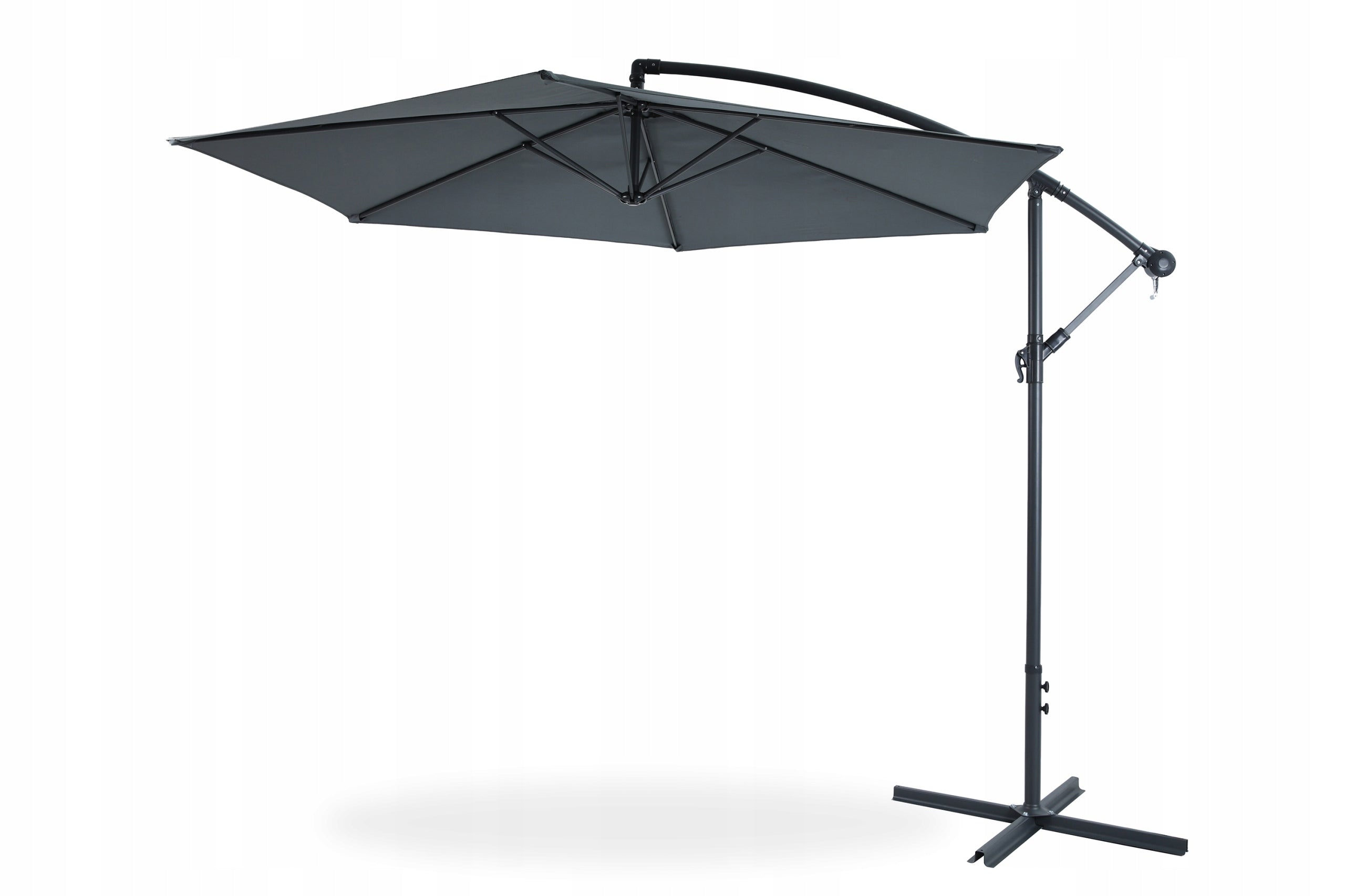 Garden UMBRELLA SIDE SAMBA with boom GREY 300cm for Terrace SOLID Product weight with unit packaging 12.5 kg
