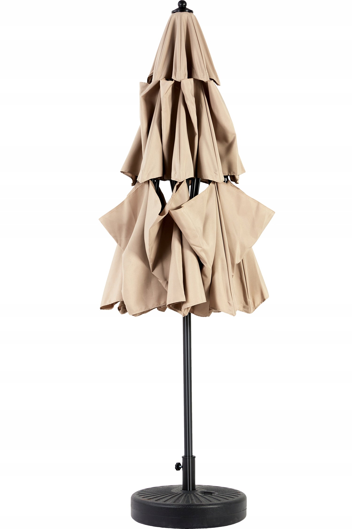 Garden Umbrella 141x40,5x14,5 cm UV50+ khaki with automatic tilt Manufacturer no brand