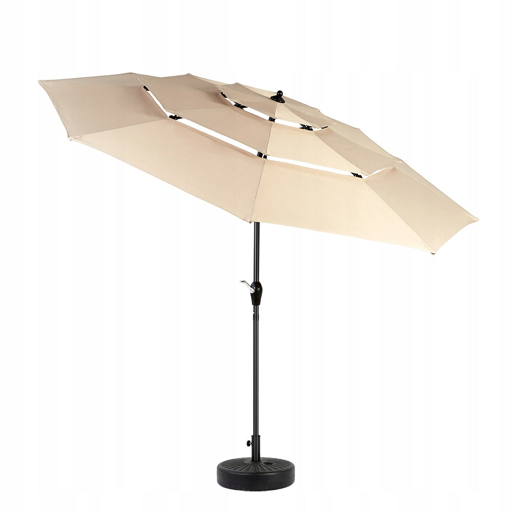 Garden Umbrella 141x40,5x14,5 cm UV50+ khaki with automatic tilt Product height 250 cm