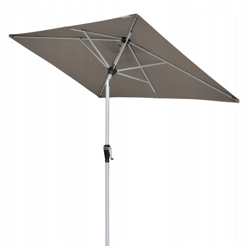 Garden Umbrella Balcony Doppler Active Auto Tilt Coffee 210x140 cm