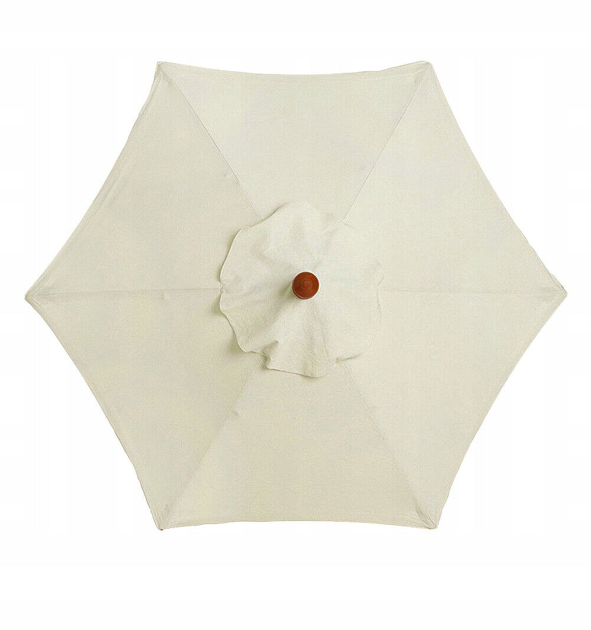 Garden Umbrella Cover 6 Arms 300cm Beige Waterproof Color beige