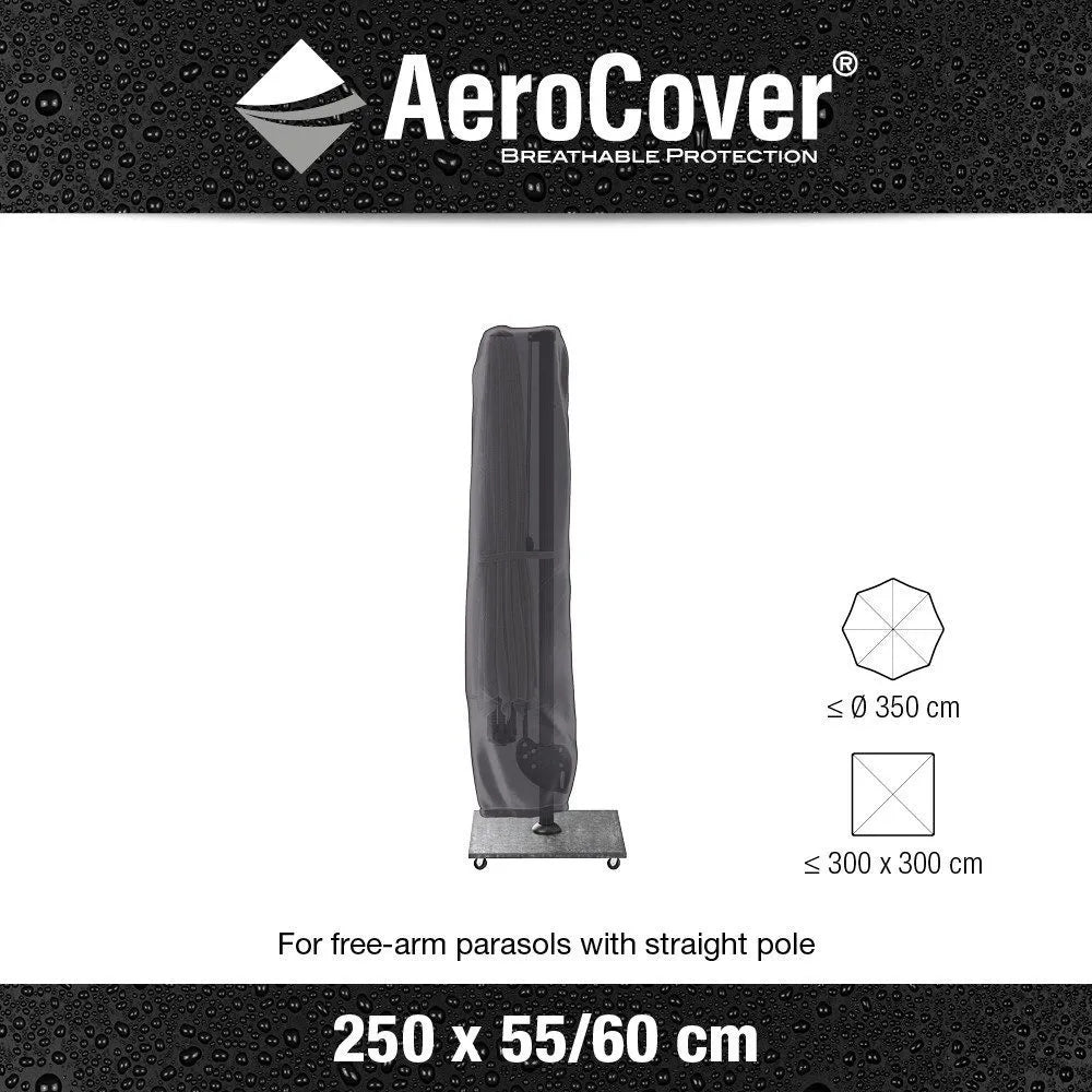 Garden Umbrella Cover 7970 60x55x250 AeroCover grey Homms Manufacturer AeroCover
